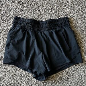 Avia Black Women's Lined Athletic Shorts Medium